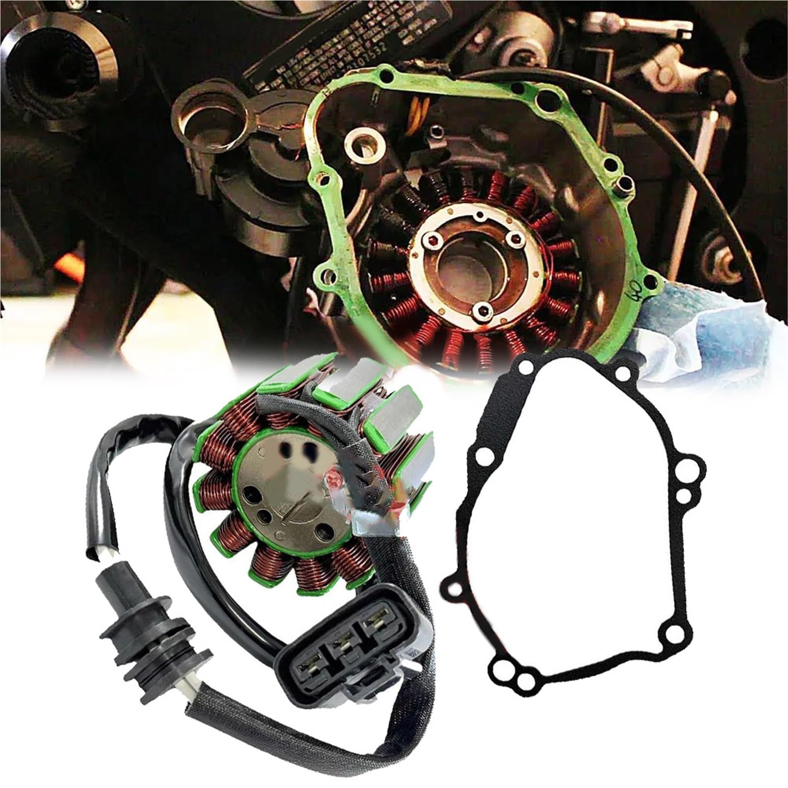 Bobine de stator et joint Yamaha YZF-R1 FZ1 pour corriger les pannes d'allumage