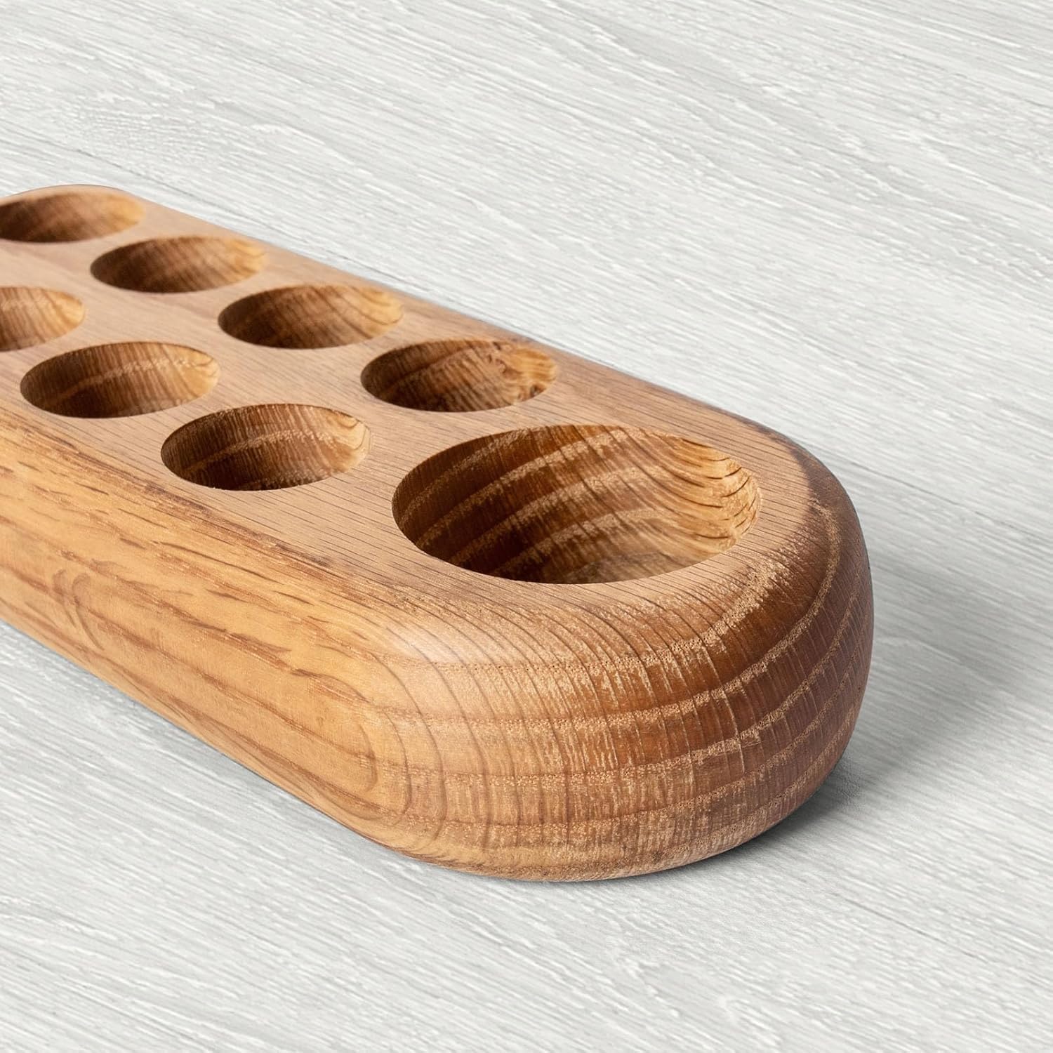 Essential Oil Storage Box Wooden Essential Oils Display Organizer 9 Slots Stand Holder for 5 to 15 ml Bottles Nail Polish Collection image 5
