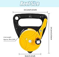 Vista 7 de Anclaje compacto de 150 pies para kayak con tapón de pulgar para buceo submarino de seguridad