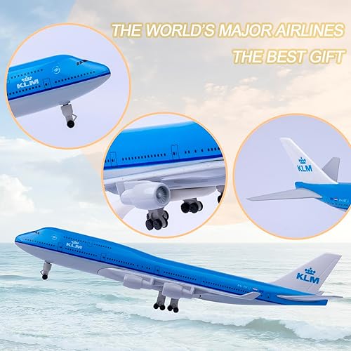 Miniatura 4 de Modelo de avión 1300 Modelo KLM Metal Planes Holland B747 Modelo de aleación modelo para regalo y decoración