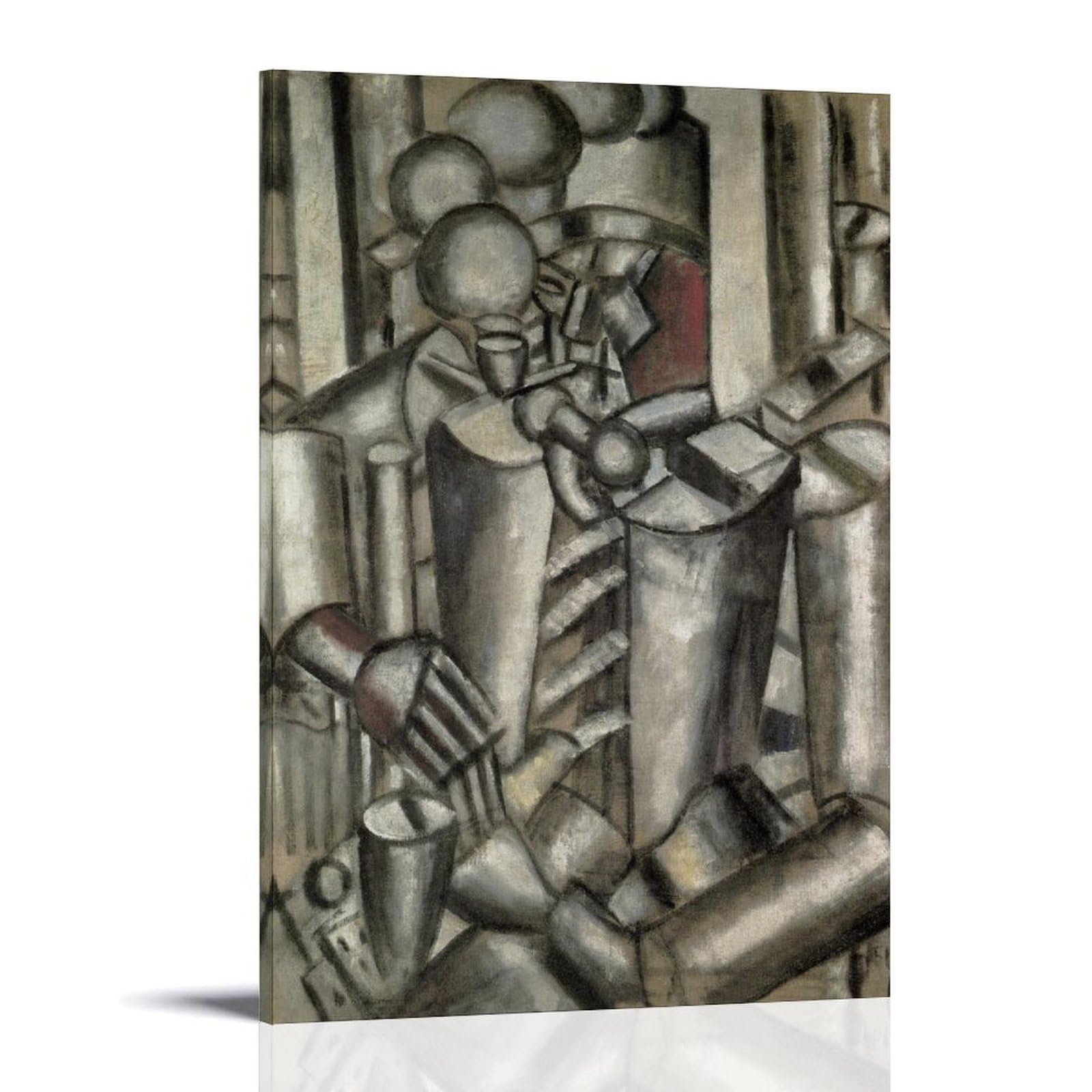 Yiqusoft Frame-Style Fernand Leger Fernand Léger, 1916 Poster Canvas Art And Wall Art Picture Print Modern Family Bedroom Decors 12X18inch(30X45cm)