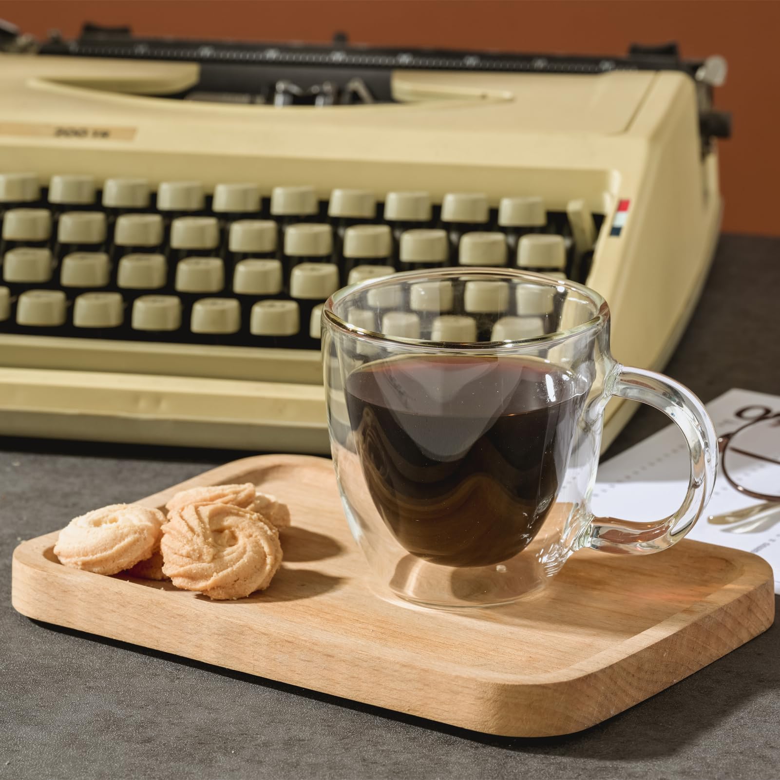 Lot De 4 Verres à Café Ou à Thé En Verre - 237 L - Isolation Therique