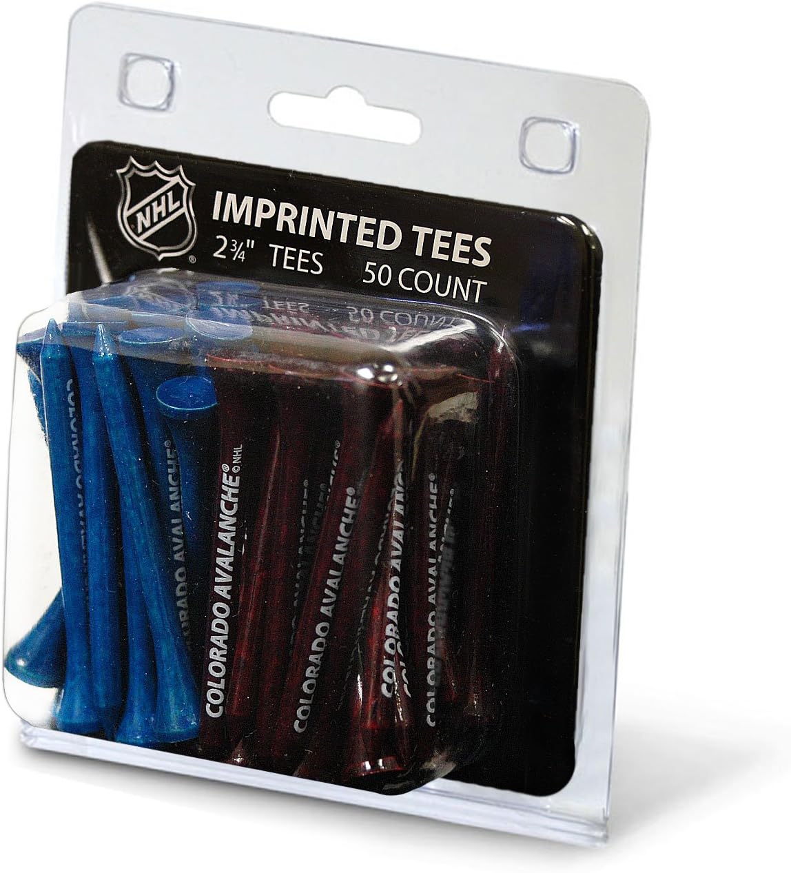 Team Golf NHL New York Islanders Pack of 50 Golf Tees 2-3/4" Golf Tees, 50 Pack, Regulation Size, Multi Team Colors