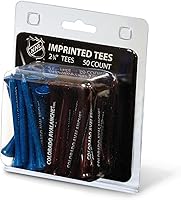 Vista 14 de Team Golf NHL - Camisetas de golf de 2-3/4 pulgadas, paquete de 50, tamaño reglamentario, colores de varios equipos