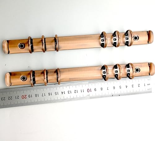 Miniatura 4 de Passion Junetree Steel Traveler's - Cuaderno de 6 anillos incluye color latón de tornillo (paquete de 2)