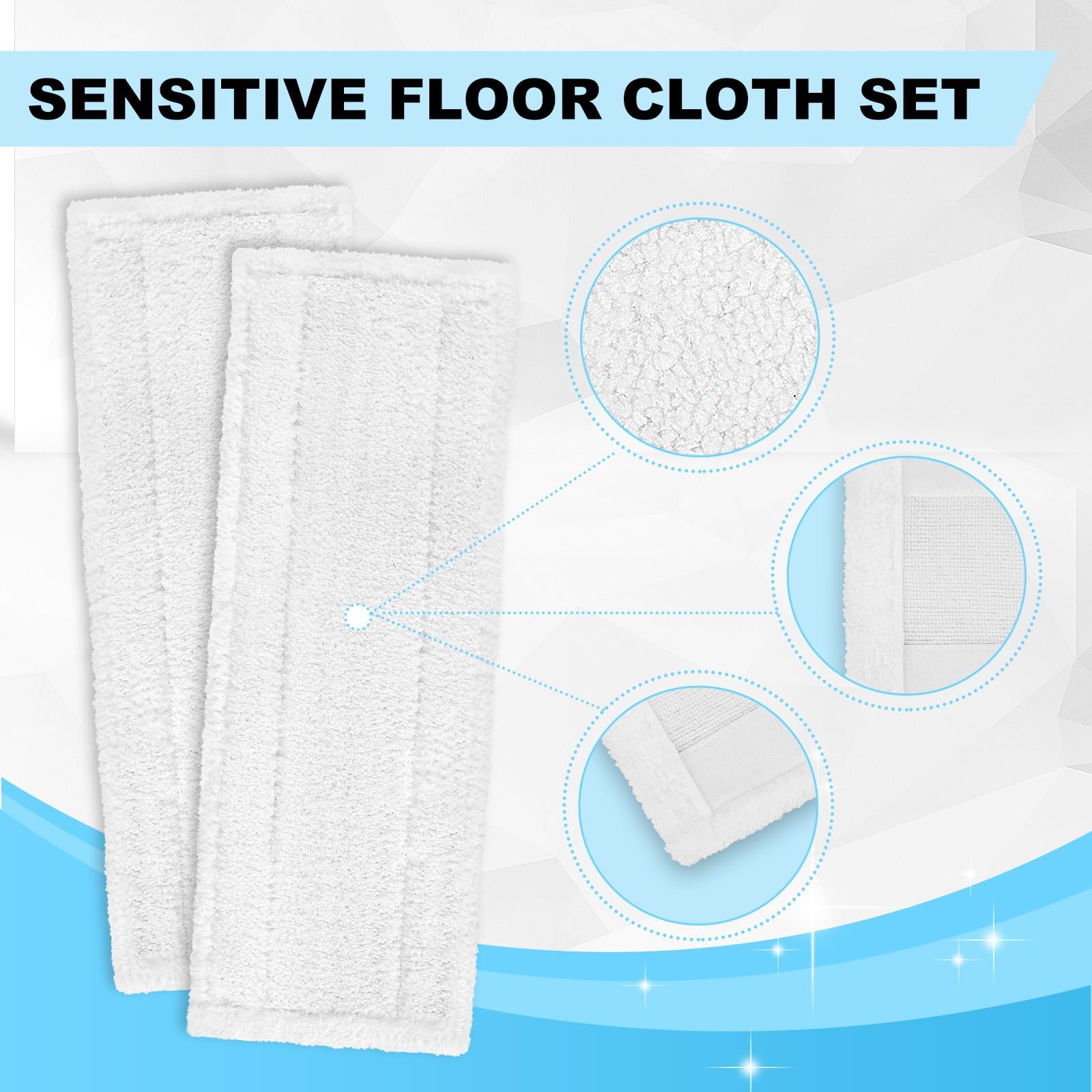 KEEPOW 4Pack For Karcher Steam Cleaner Pads, Steam Mop Pads For Karcher SC 2 ...