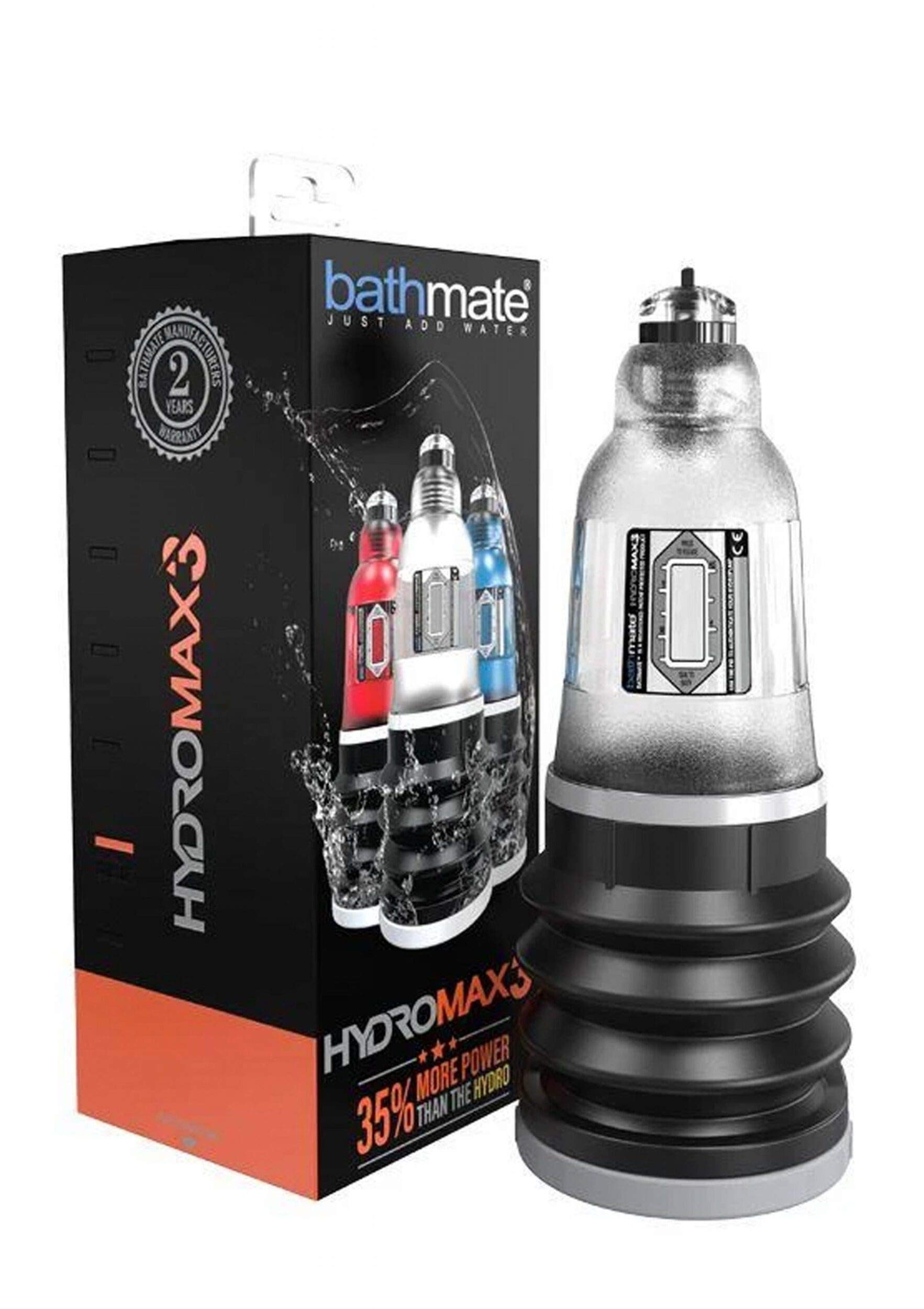 Amazon | Bathmate HYDROMAX 3 HIDROSŪKNIS CLEAR | BATHMATE | エネマグラ