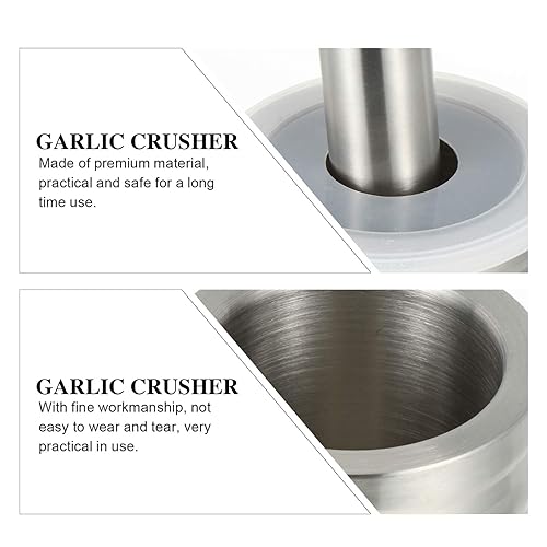 Miniatura 9 de 1 Unidades de molinillo de acero inoxidable picadora de jengibre picadora de ajo para cocina, molinillo de ajo, trituradora de ajo doméstico,