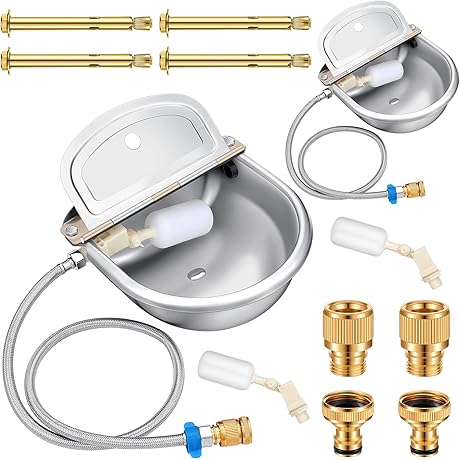 Automatic Animal Drinking Water Bowl Kit for Large Livestock