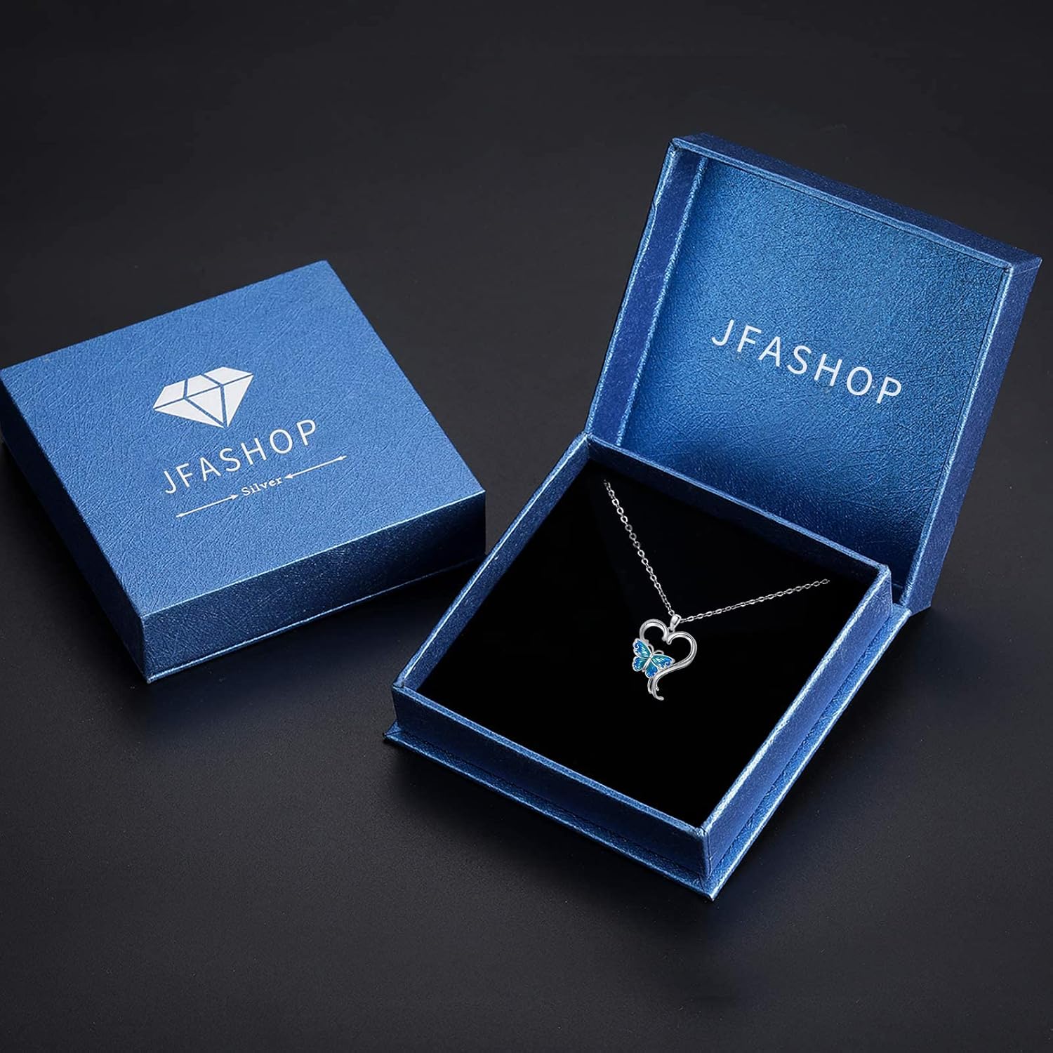 Butterfly Necklace 925 Sterling Silver Butterflies Pendant Necklace Animal Jewelry Gifts for Women - Image 7