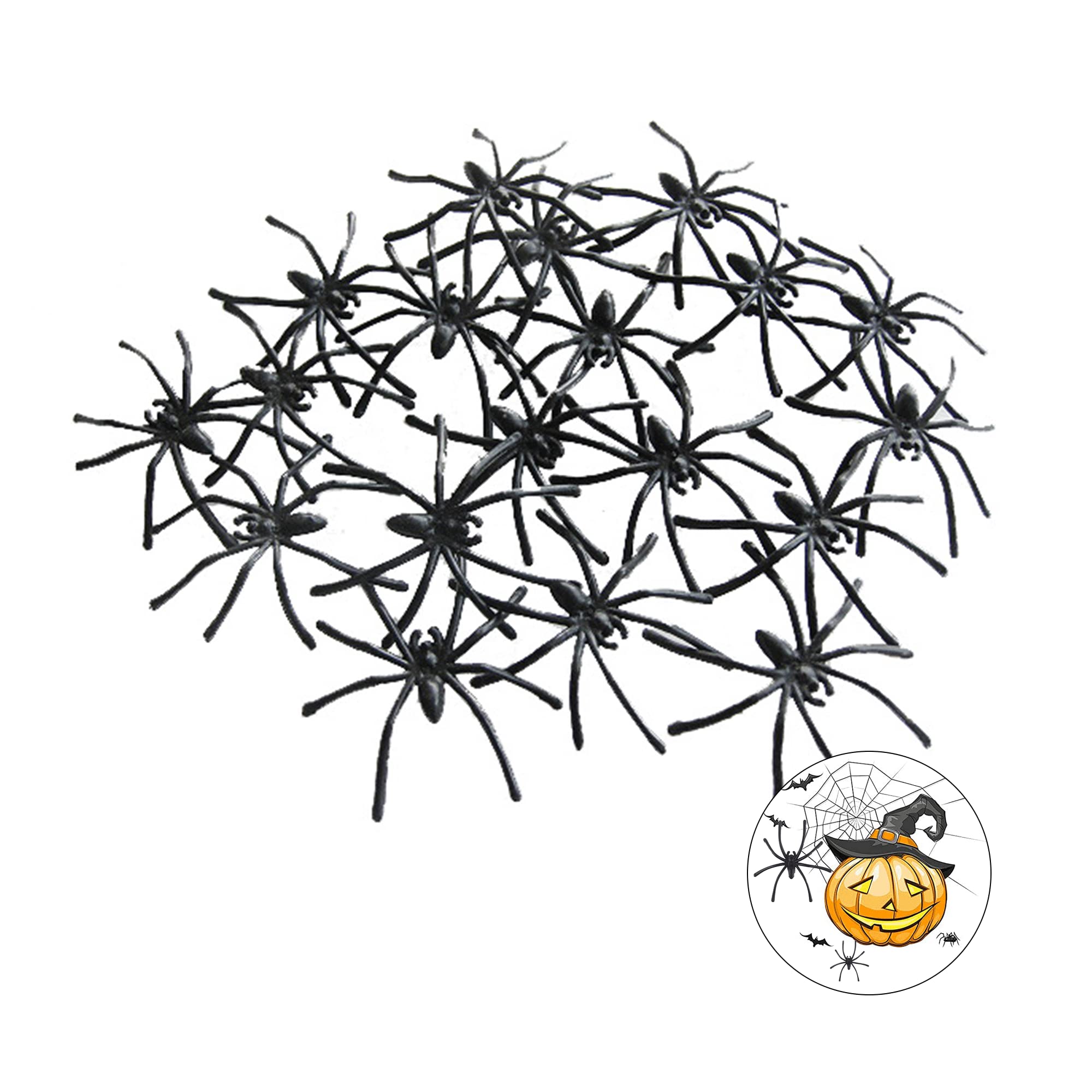 Buy MEKEET Halloween Spider 30Pcs Fake Spiders Plastic Spiders