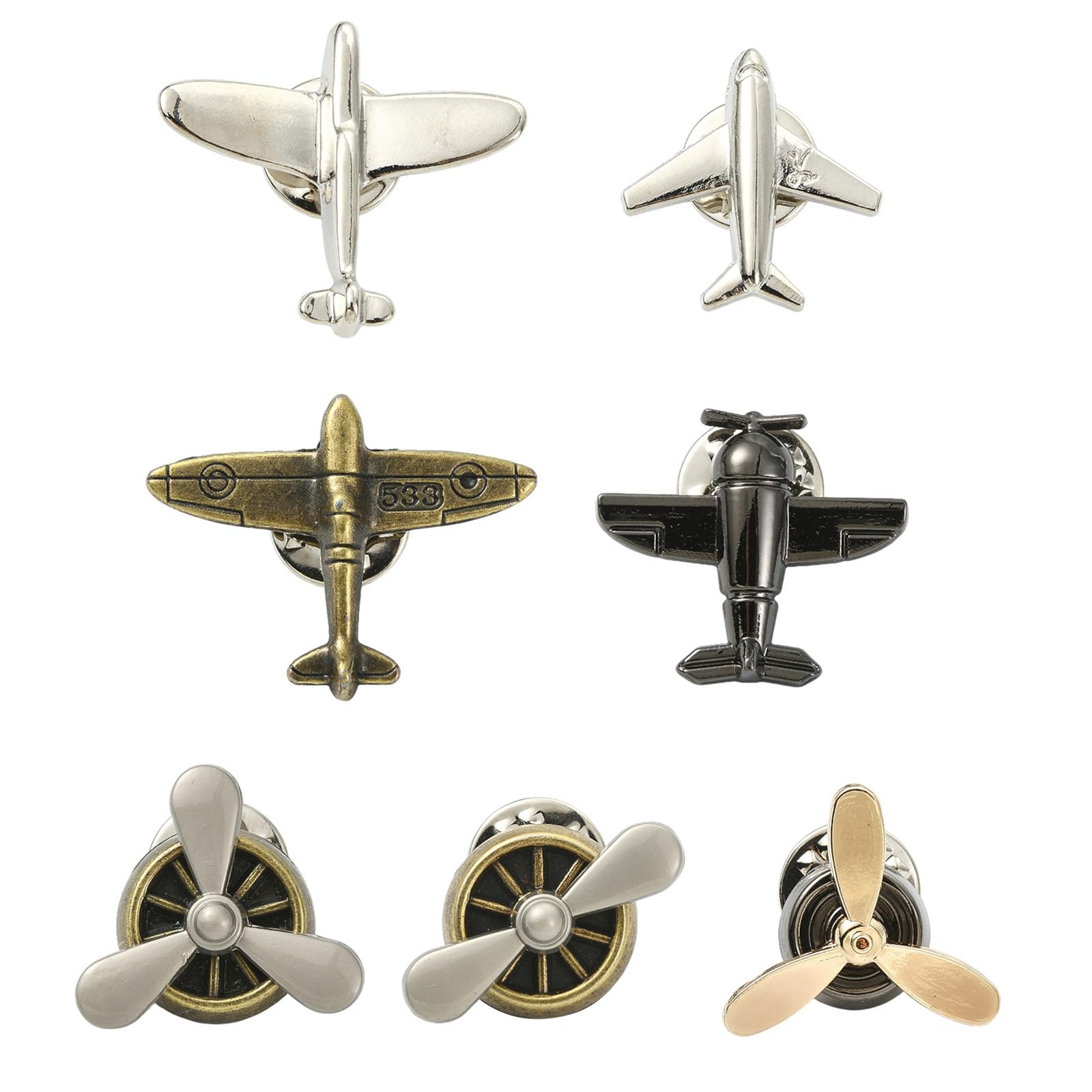 Broches de solapa de avión Airssory para regalar a entusiastas