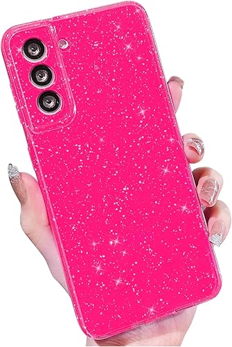 MINSCOSE Funda compatible con Samsung Galaxy S21 5G, bonito color neón brillante, con purpurina, delgada, delgada, a prueba de golpes, de silicona, MINSCOSE Funda compatible con Samsung Galaxy S21 5G, bonito color neón brillante, con purpurina, delgada, delgada, a prueba de golpes, de silicona,