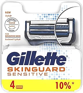 شفرة حلاقة بديلة سكين جارد من جيليت، 4 قطع