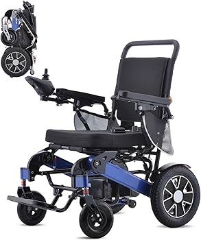 Amazon | Ontrip 全地形電動車椅子、超軽量電動車椅子、折りたたみ可能