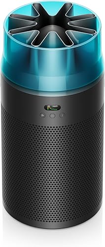 Dyson Purificador compacto HushJet, purificador de aire silencioso, controlado por aplicación, purifica hasta 203 pies cuadrados, captura NO2