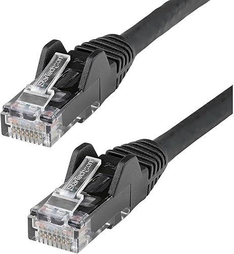 Miniatura 57 de StarTech.com 30 pies de cable Ethernet CAT6 - Cable de red Gigabit Ethernet CAT 6 rojo - 650MHz 100W PoE RJ45 UTP de red/parche sin enganches con
