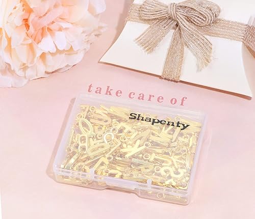 Miniatura 5 de Shapenty 4 juegos de abalorios espaciadores de letras del alfabeto A-Z de aleación de metal para manualidades, pulseras, collares, gargantilla,