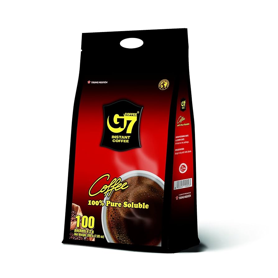 G7 TRUNG NGUYEN インスタントコーヒー Amazon.com : TRUNG NGUYEN G7 PURE BLACK Instant Coffee for