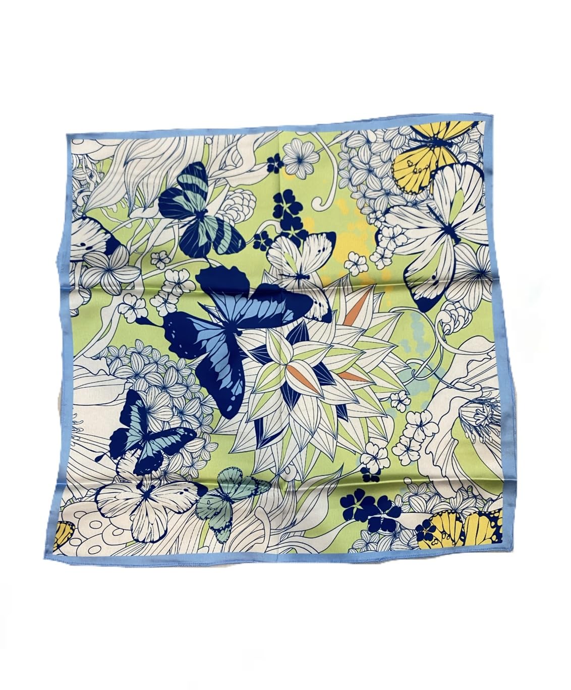 Reema Prints Fancy Digital Silk satin Bandana (multicolor-50X50cm)-image-9