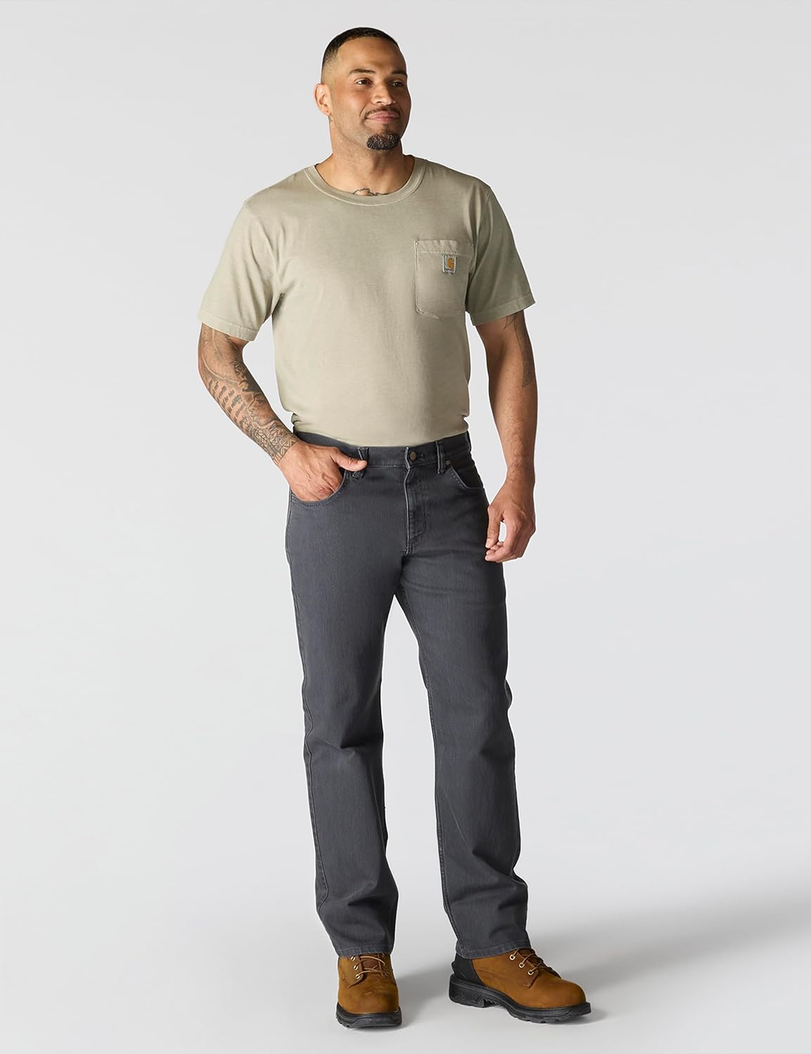 Carhartt Mens Relaxed Straight Rugged Flex Dyed Jean - Image 3