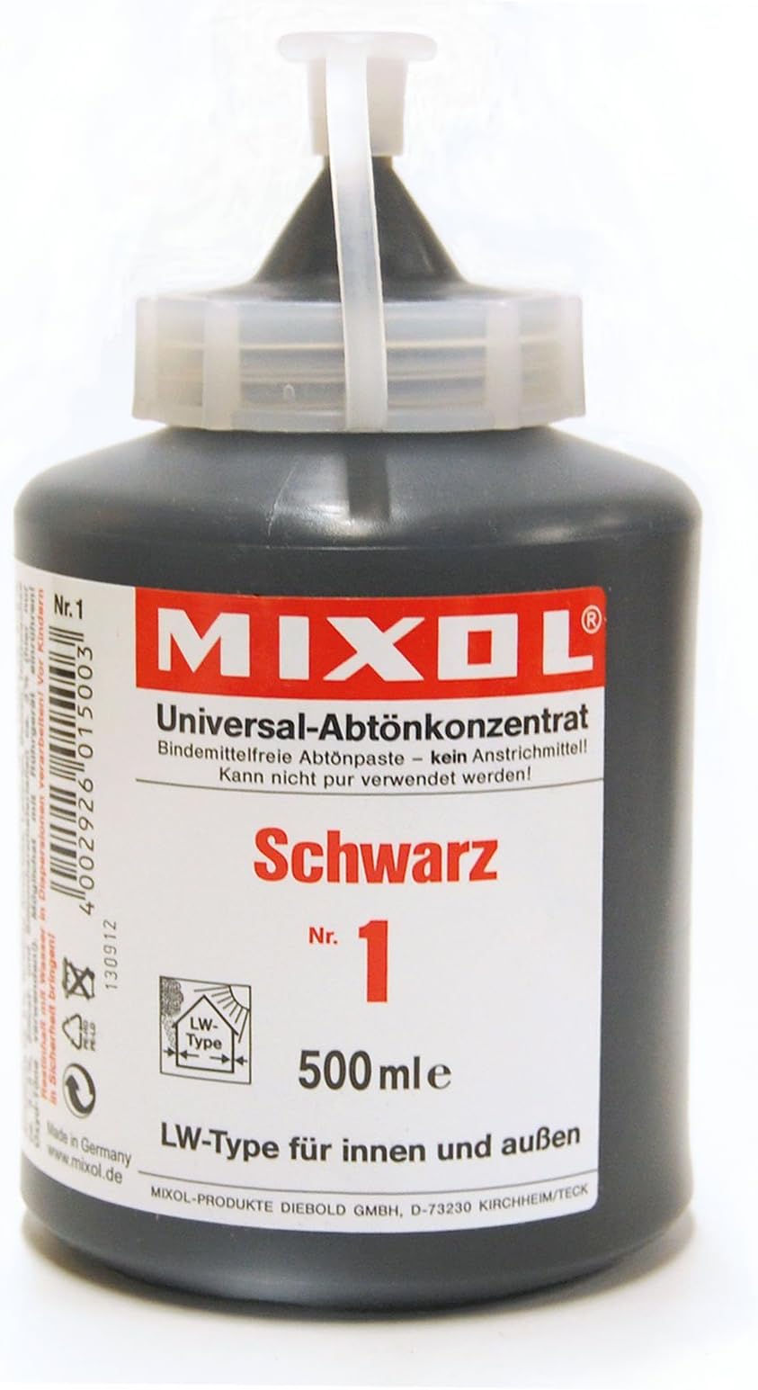 Mixol Universal Tints, Black, 1, 500ml