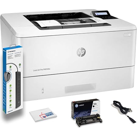 Amazon.com: Hewlett Packard Laserjet Pro M404dw Impresora láser  monocromática inalámbrica con impresión dúplex (W1A56A) con protector  contra sobretensiones + cesta electrónica Paño de limpieza de microfibra :  Productos de Oficina