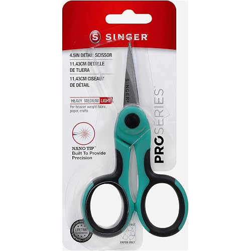 SINGER 4-1/2 inch ProSeries™ Scissor with NANO Tip™ Comfort Grip