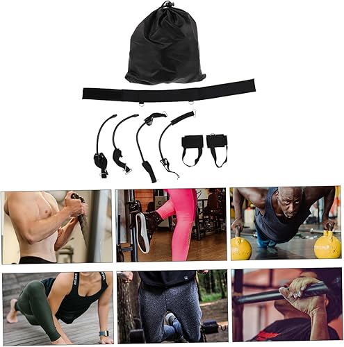 Miniatura 9 de Kisangel 1 Set elastic band Fitness Ankle Straps with yoga straps bandas elasticas fitness de resistencia stretch strap workout belt Elastic