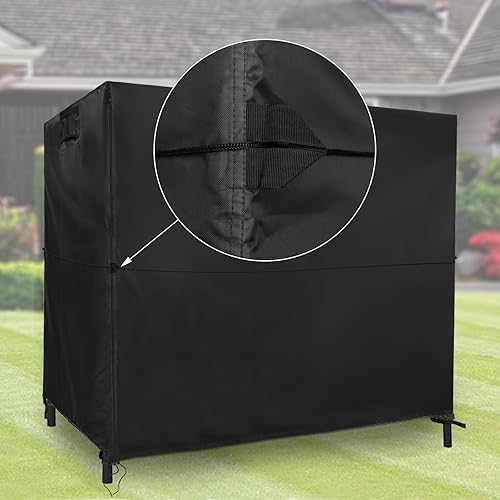 Miniatura 6 de Kasla Funda para columpio, impermeable, se adapta a columpios de patio al aire libre de 3 plazas y patio trasero, jardín, porche, columpio y hamaca