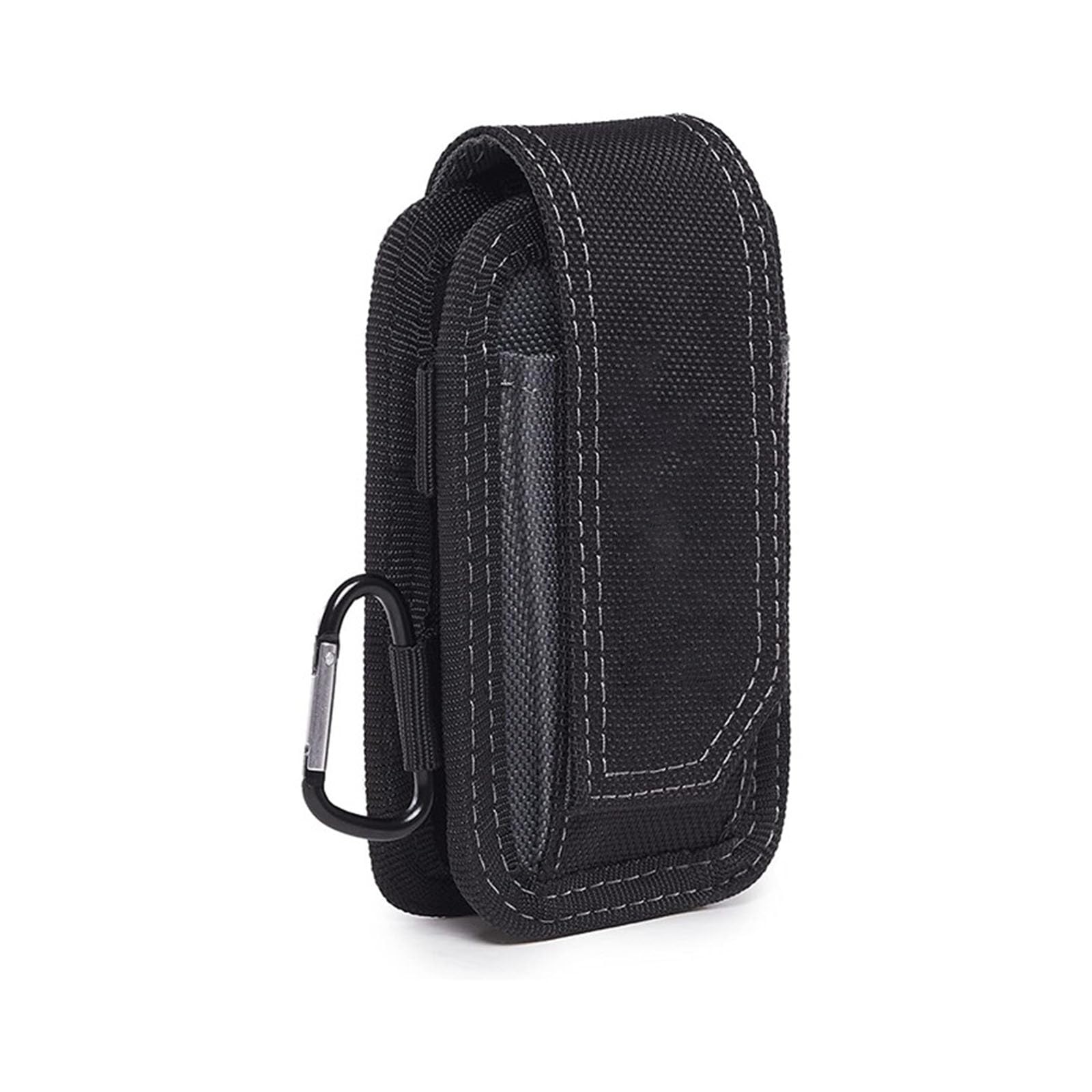 Custodia per telefono con clip verticale in metallo per | Fessure laterali con fodera morbida Scomparto principale Accesso all ' officina Carry Repair Task Organizer