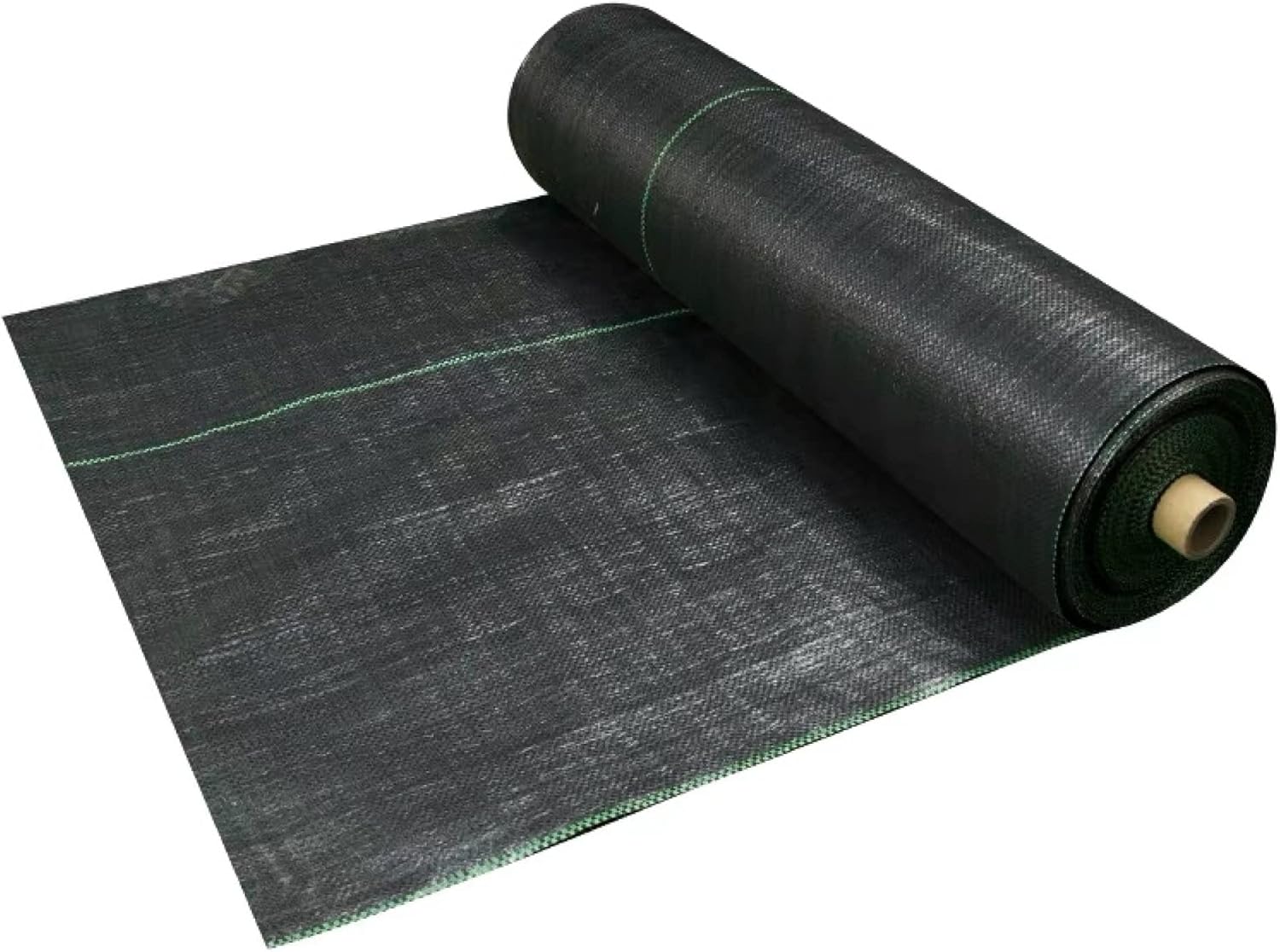 Weed Barrier Landscape Fabric, Woven Ground Cover Garden Mat Weed Control Blocker Cloth for Greenhouse, Yard, Flower Bed/Black / 0.4X200m