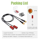 Electric Bike Brake Sensor for BAFANG Ebike Conversion Kit,One Pair Ebike Power Cut Off Cable Compatible with Hydraulic and Mechanical Brake Electric Bicycle(2 pcs, Length:29.9") gallery image
