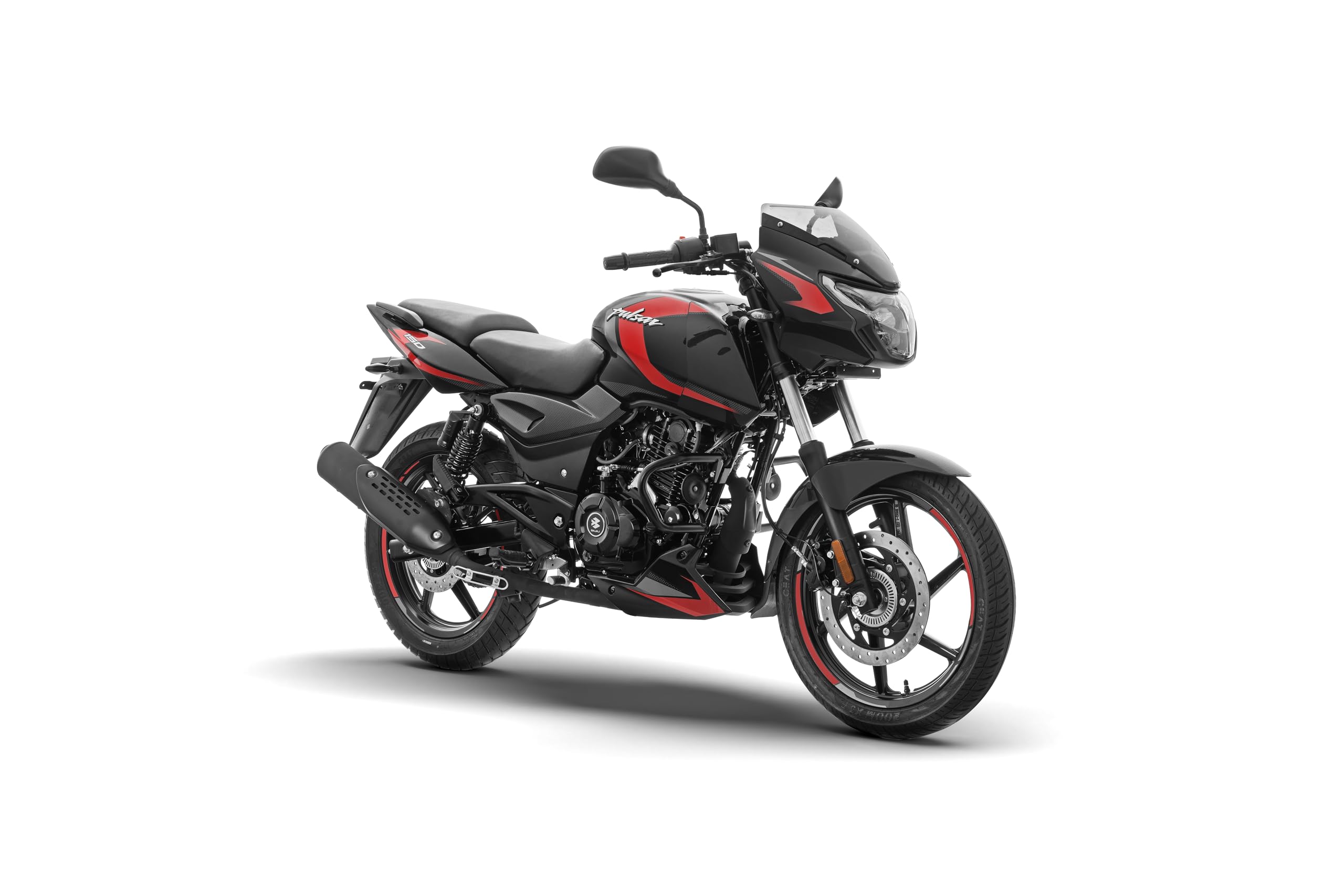 bajaj pulsar 150 td ug motorcycle/motorbike ebony black cherry red booking for ex-showroom price