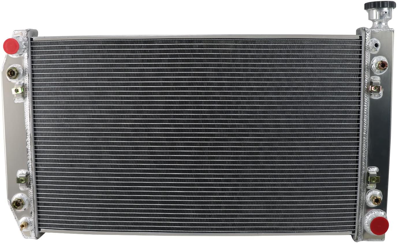 ALLOYWORKS 3 Row All Radiator Aluminum for 1988-1995 Chevy/GMC C/K Series Pickup Suburban V8 Engines PRO