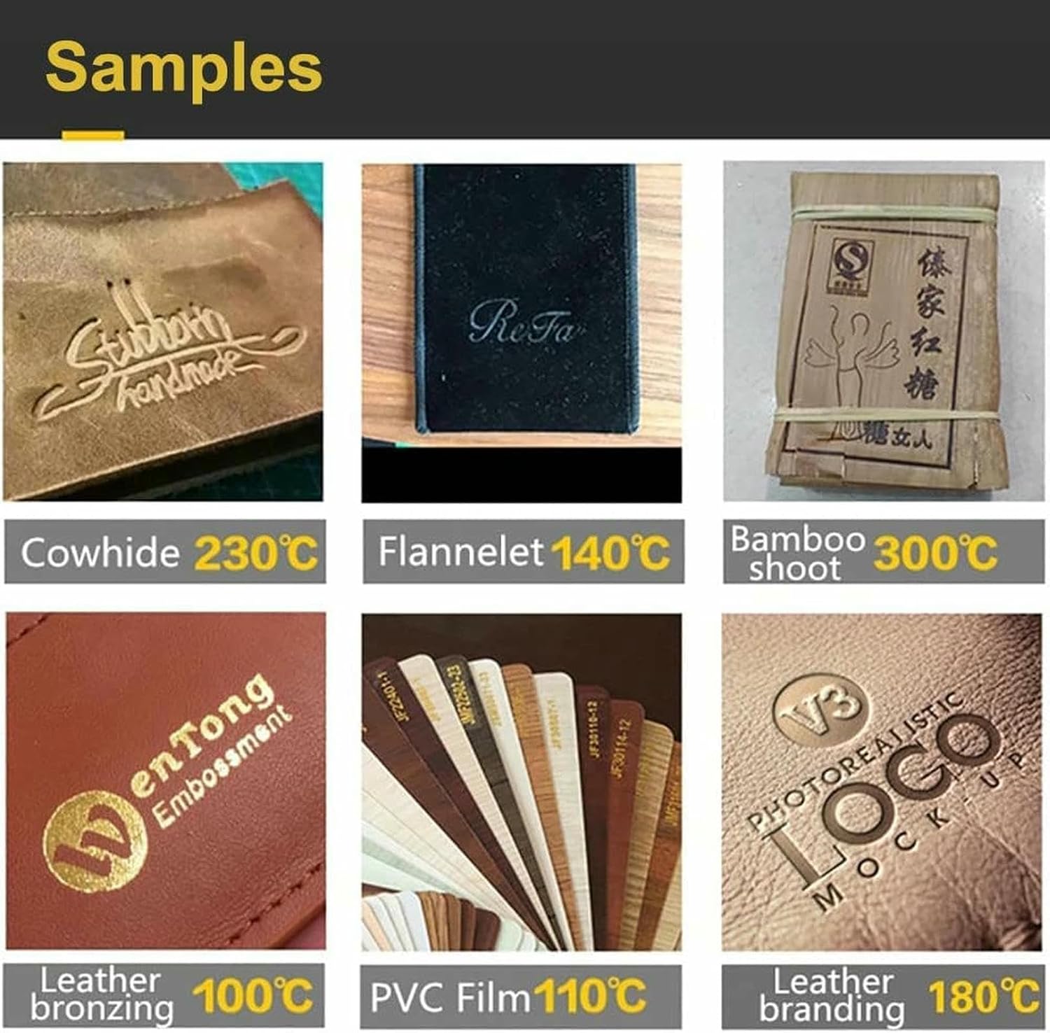 Manual Wood Paper PVC Card Press Stamper Embosser, with Digital Display, Embossing Bronzing Full Scale Base Plate for PVC Pu