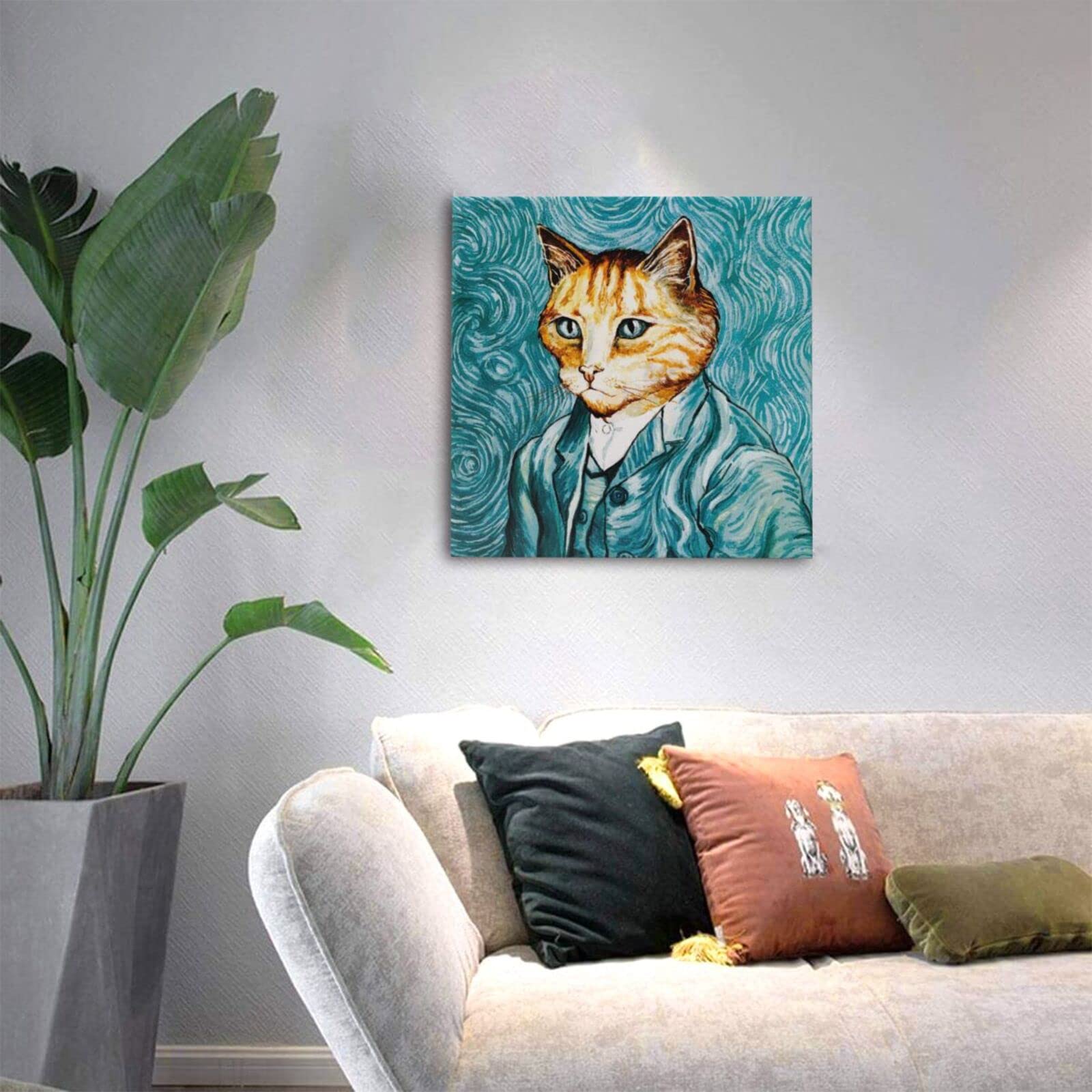 独創的ねこ絵画 『ネ コ ソ 』個性派 お部屋のインテリアに