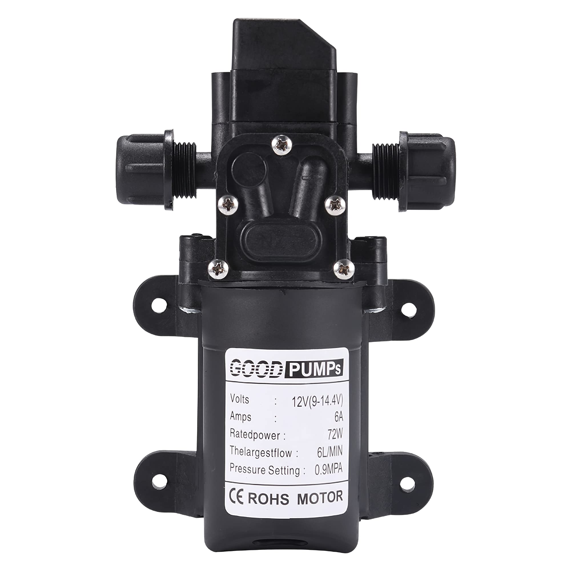 Buy 12V Water Pressure Pump, 6L/min SelfPriming Pump High Pressure