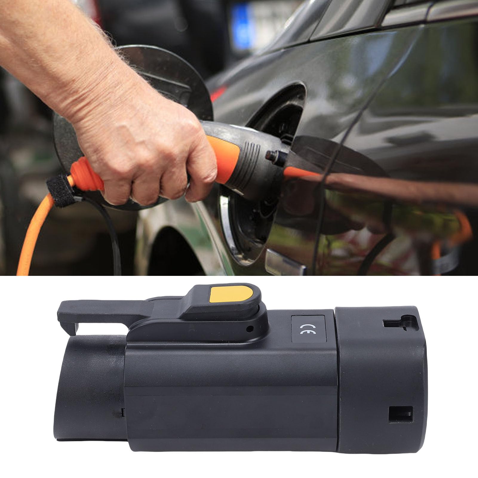 Akozon Per Veicoli Elettrici Universali Adattatore di Ricarica di Tipo 1 Adattatore di Ricarica per Auto Elettrica 32A 7kW