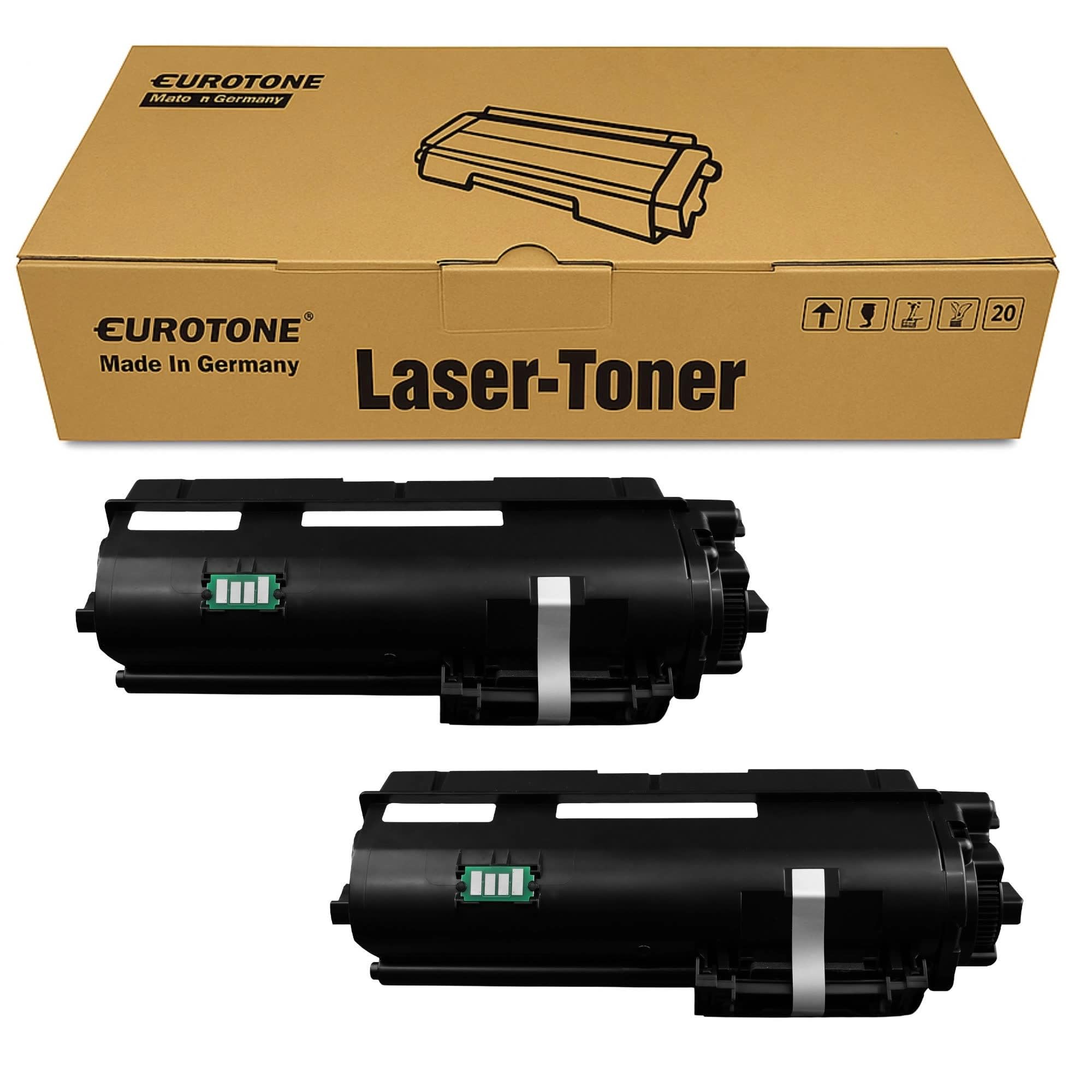Eurotone 2X toner kompatybilny z Kyocera ECOSYS M2640IDW M2540DNw M2040DN M2540DNe zastępuje TK-1170 TK1170 czarny