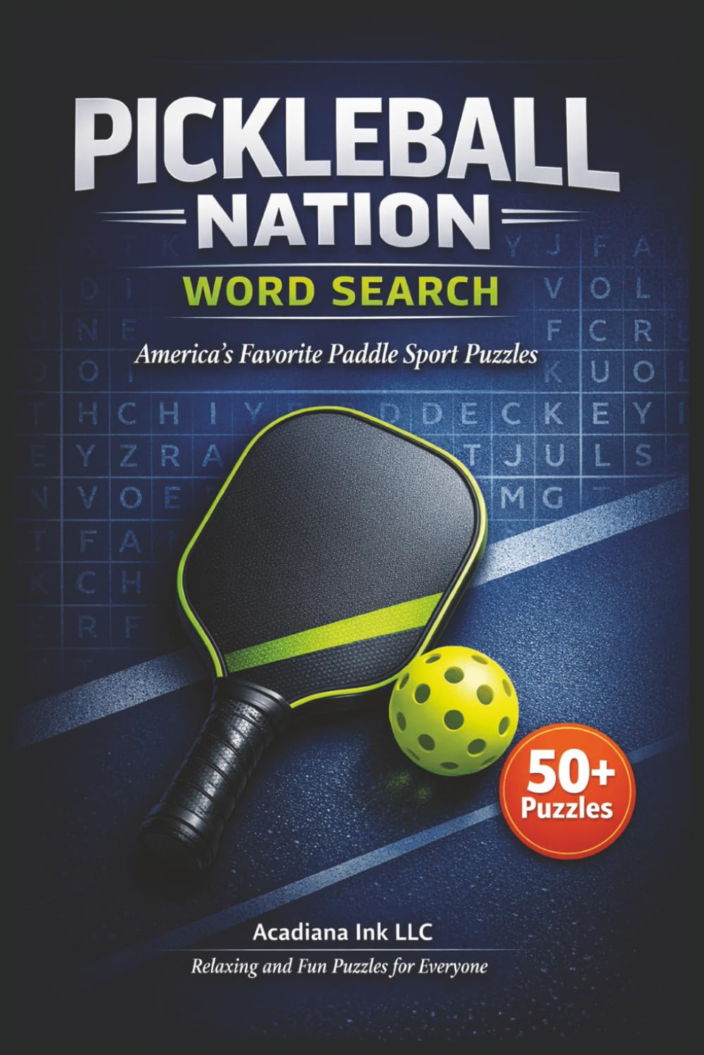 Pickleball Nation Word Search: America's Favorite Paddle Sport Puzzles