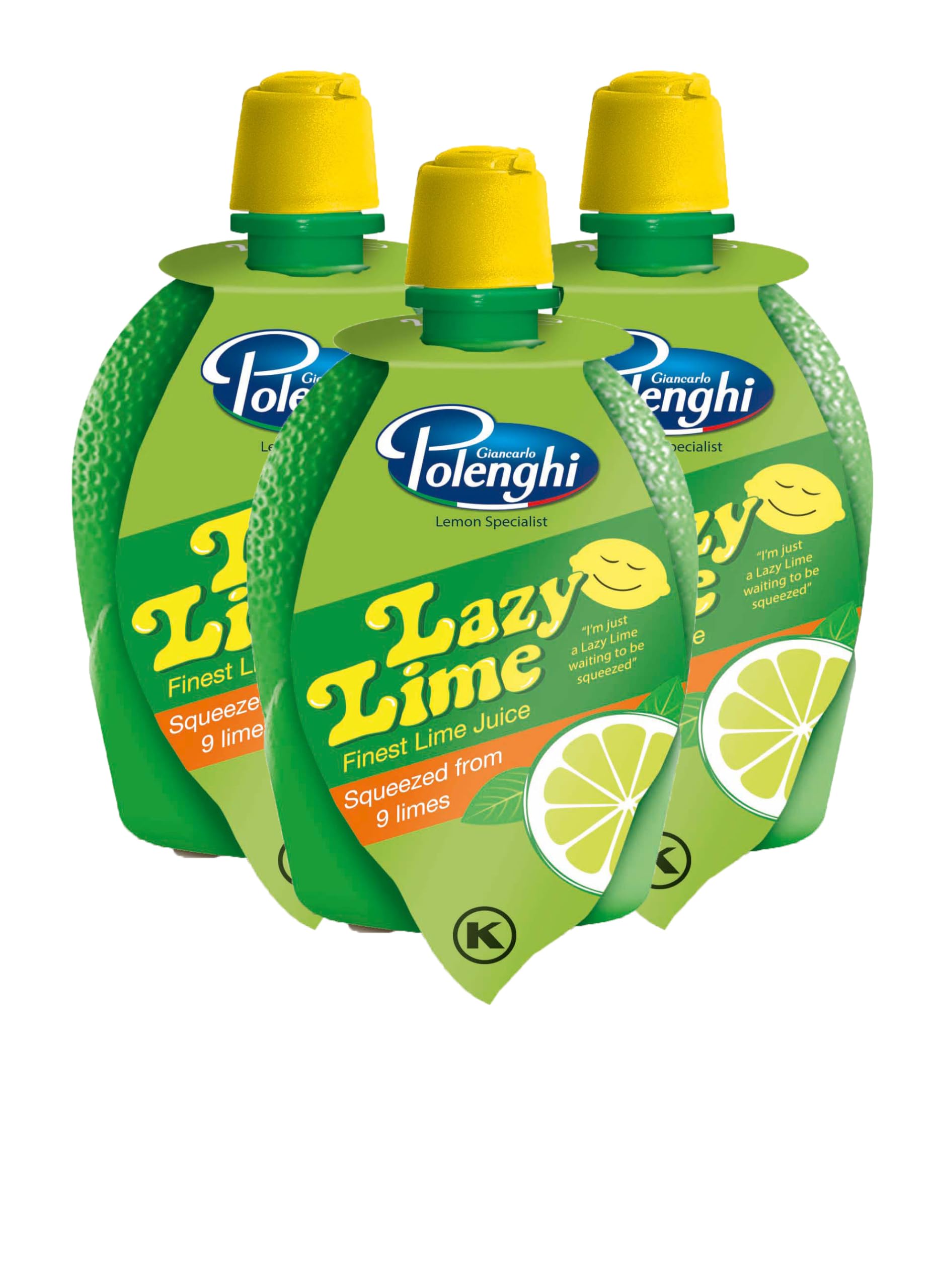 Lazy Lime Juice 200ml (Pack of 3)