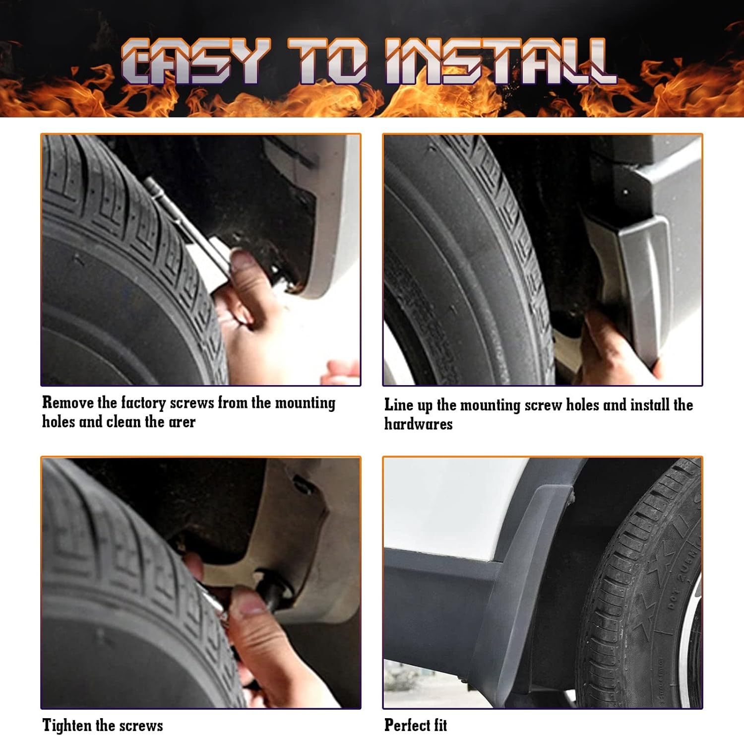 Genuine OEM Splash GUARDS & Guardabarros Para Audi Q5