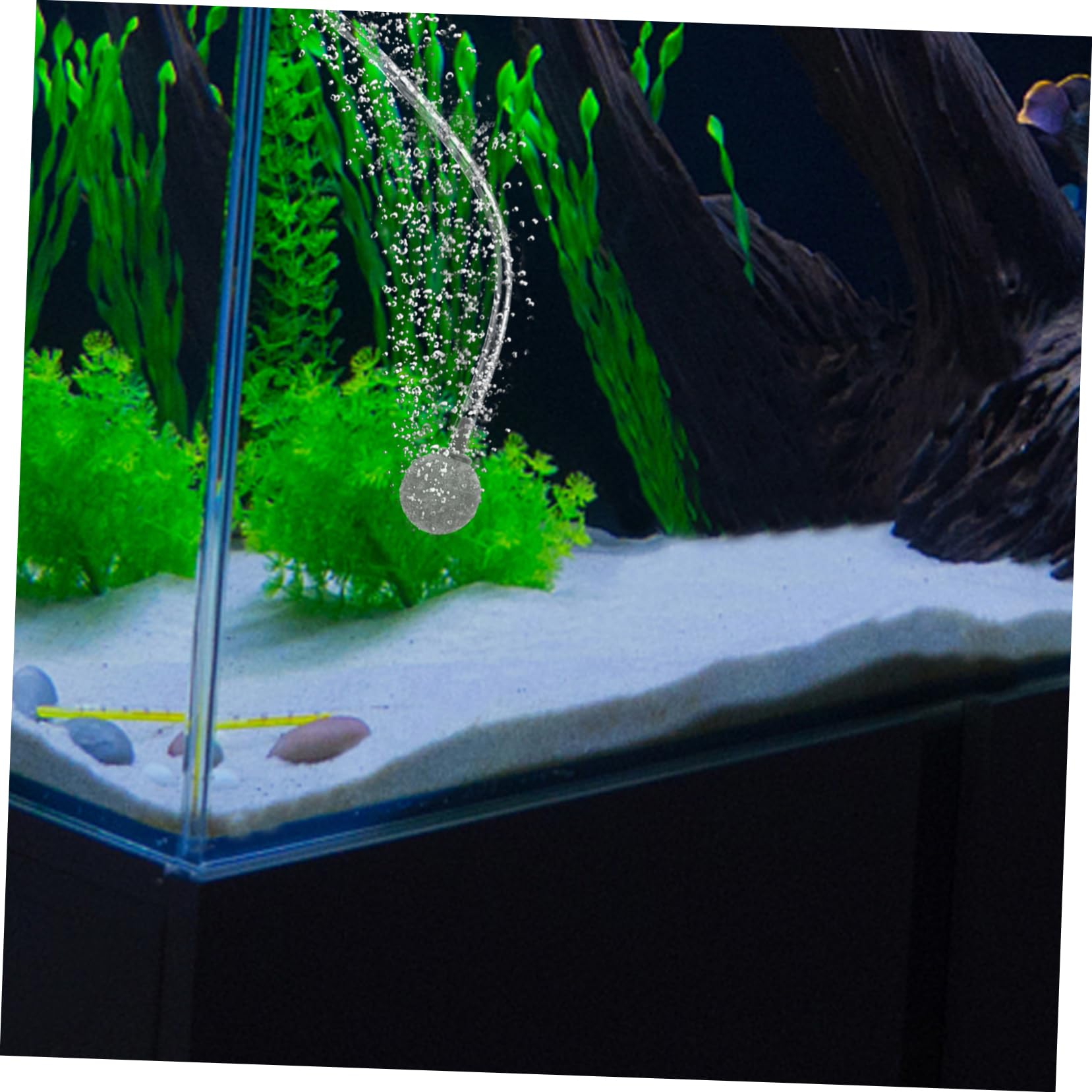 10 Pièces Diffuseur Bulle Air D'aquarium Pompe à Air pour Aquarium Fabricant De Bulles D'aquarium Diffuseur d'air d'air Oxygène D'aquarium Qipanshi Pierre à Bulles