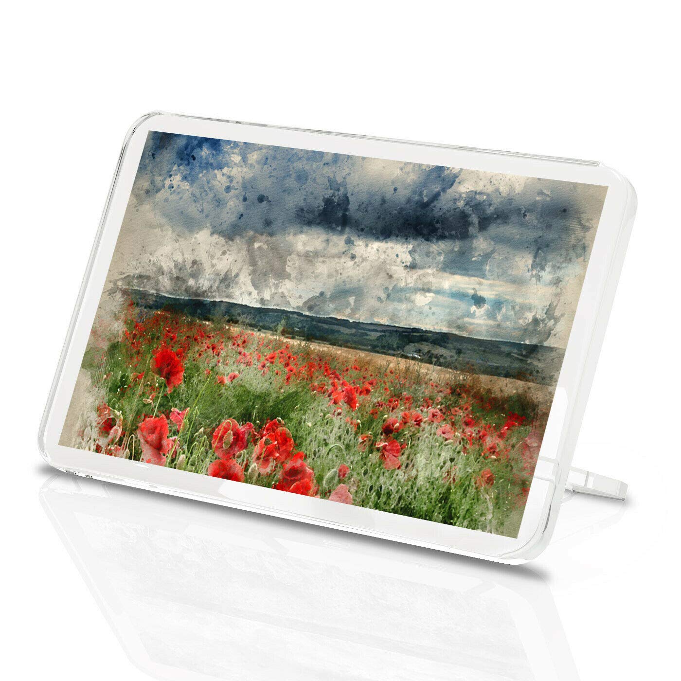 Poppy Field Painting Classic Fridge Magnet - Poppies Flower Pretty #8291