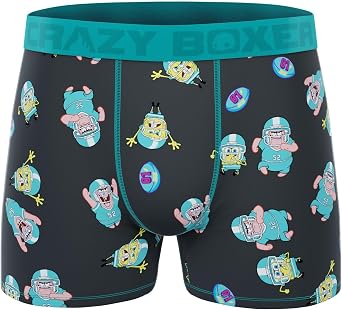 CRAZYBOXER Men's Underwear Garfield Lasagna Stretch Breathable Boxer Brief Anti-irritation