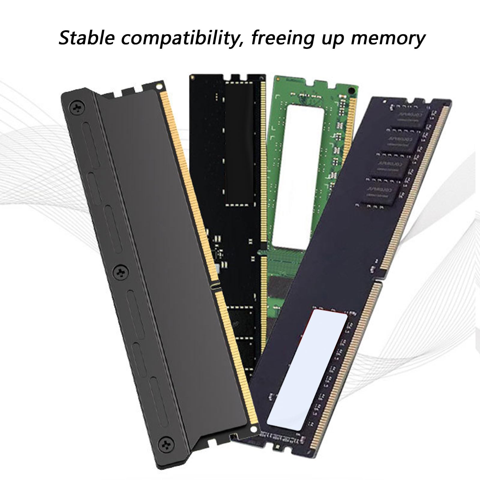 Amazon.co.jp: 冷却ヒートシンク DDR5 DDR4 DDR3 メモリ放熱軽量
