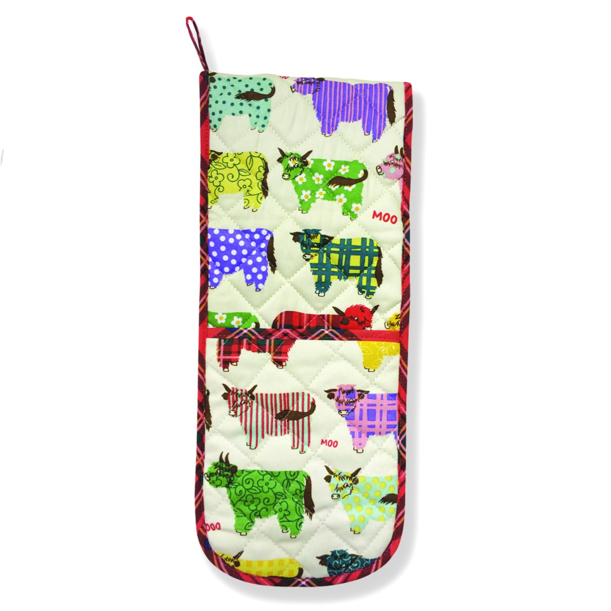 Dc Supplies Highland Cow D&C Double Oven Glove