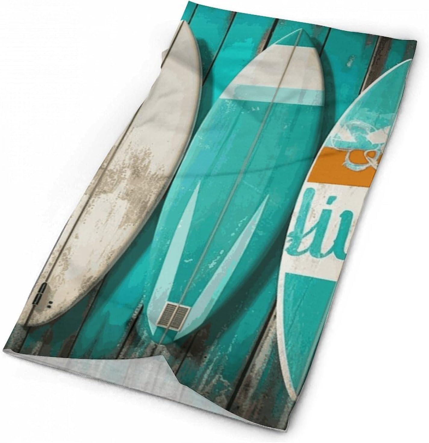 Vintage Surfboard UV Protection Bandana Neck Gaiter Face Mask