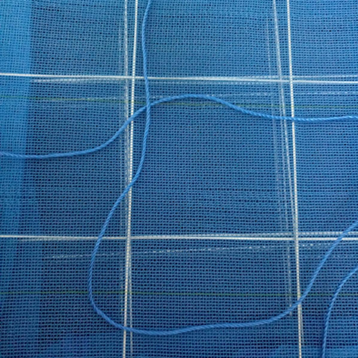 Red de Secado Colgante Plegable de 3 Niveles Malla Cuadrada de PE y Acero, Secado Rápido para Pescado y Verduras para Uso Interior y Exterior